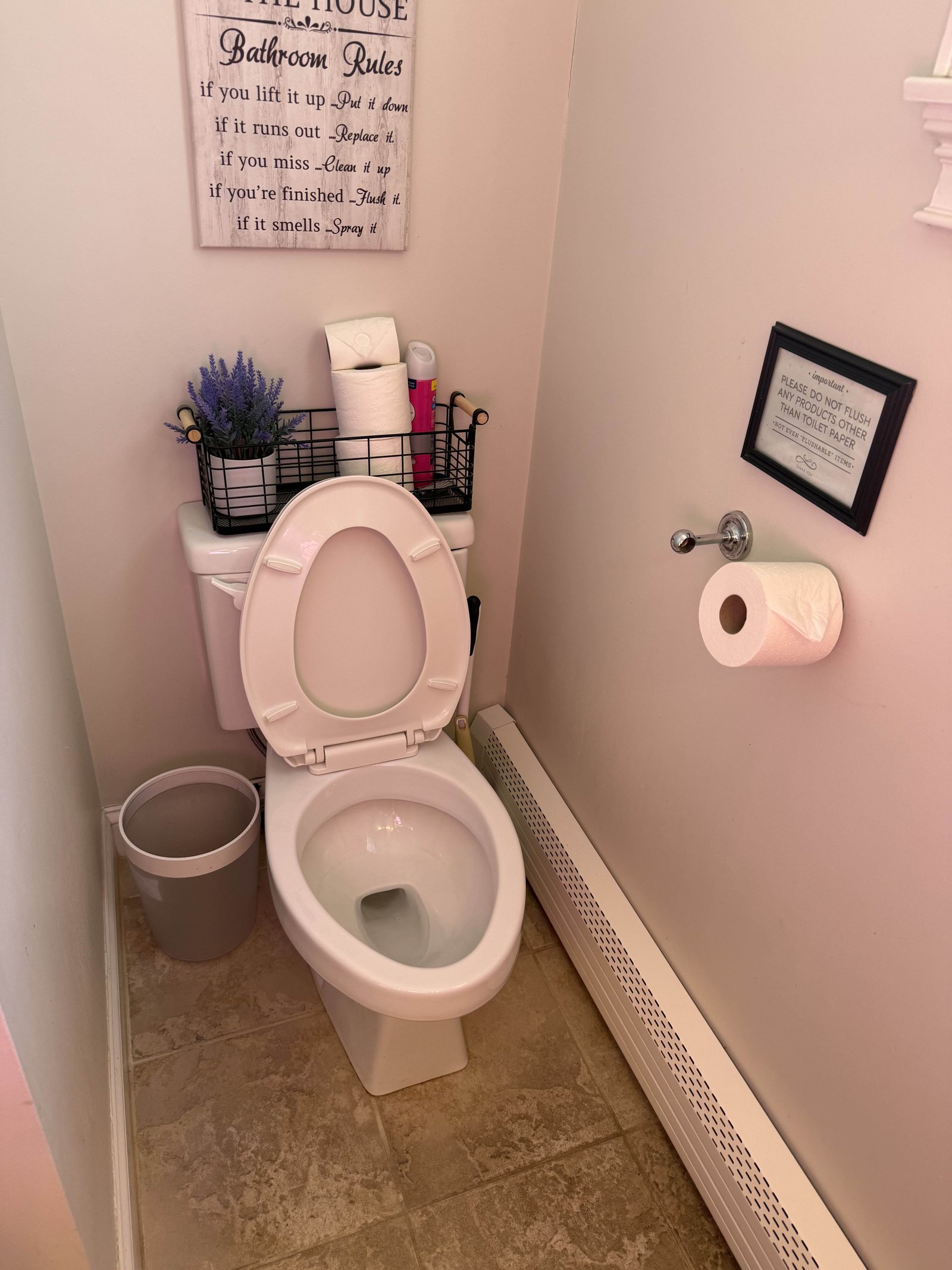 Freshly cleaned half bathroom by HanoverClean Pro